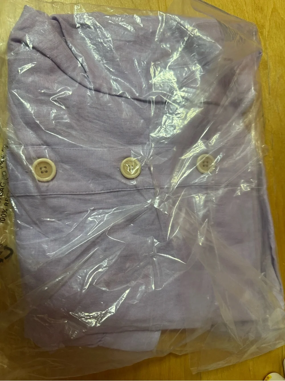 NWT J.Crew Linen Squareneck Button-Up Top Lavender Jade Medium BY697